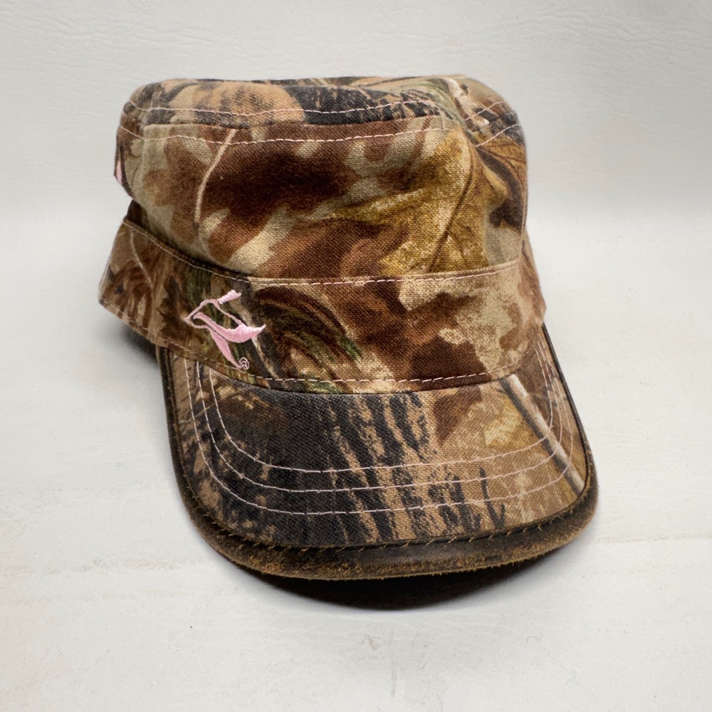 RedHead Cadet Hat Womens OSFM Camo Pink Logo Military Cap Gorpcore Hunting
